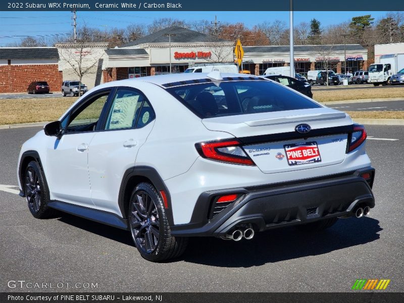 Ceramic White / Carbon Black 2022 Subaru WRX Premium