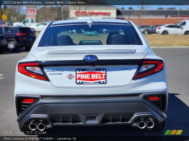 Ceramic White / Carbon Black 2022 Subaru WRX Premium