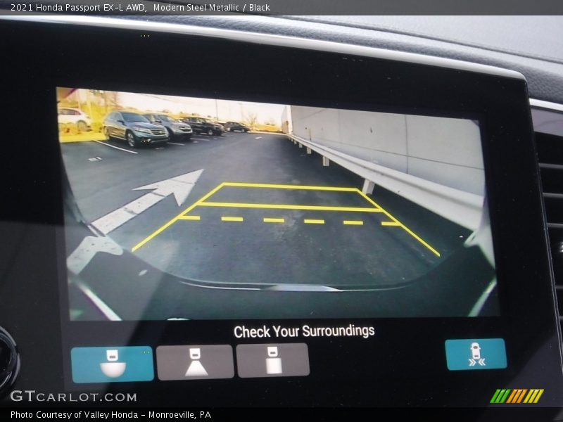 Modern Steel Metallic / Black 2021 Honda Passport EX-L AWD
