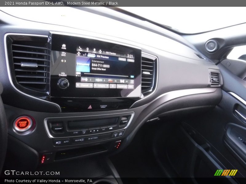Modern Steel Metallic / Black 2021 Honda Passport EX-L AWD