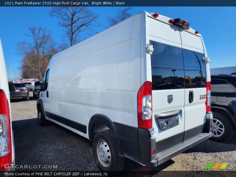 Bright White / Black 2021 Ram ProMaster 2500 High Roof Cargo Van