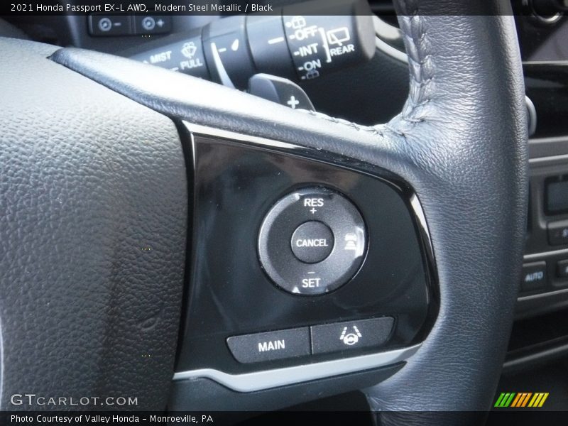 Modern Steel Metallic / Black 2021 Honda Passport EX-L AWD