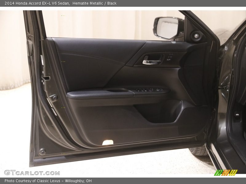 Hematite Metallic / Black 2014 Honda Accord EX-L V6 Sedan