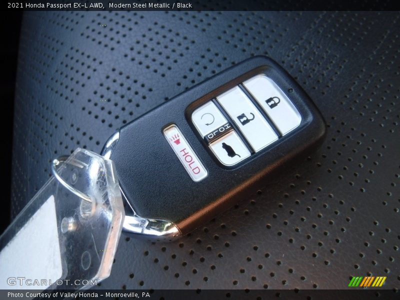Modern Steel Metallic / Black 2021 Honda Passport EX-L AWD