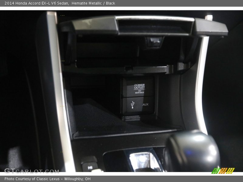 Hematite Metallic / Black 2014 Honda Accord EX-L V6 Sedan