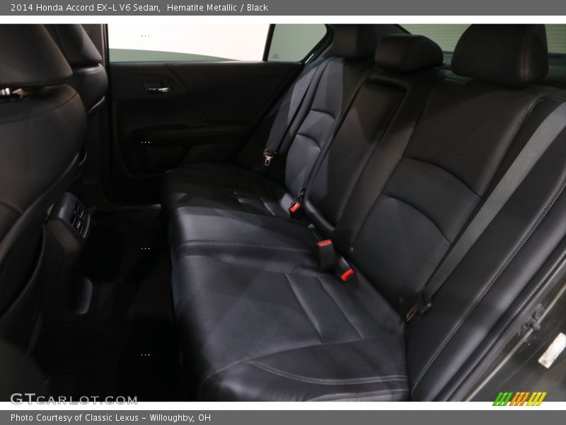 Hematite Metallic / Black 2014 Honda Accord EX-L V6 Sedan