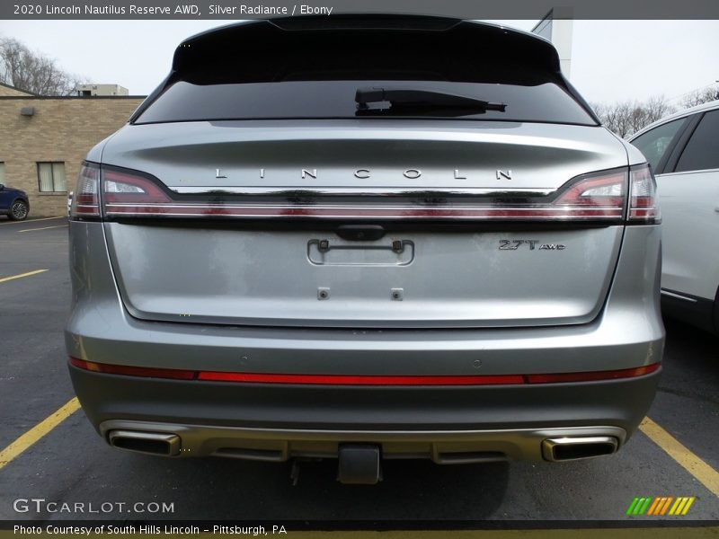 Silver Radiance / Ebony 2020 Lincoln Nautilus Reserve AWD