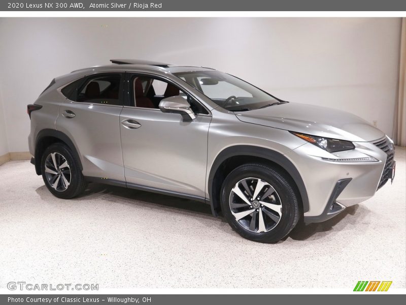 Atomic Silver / Rioja Red 2020 Lexus NX 300 AWD