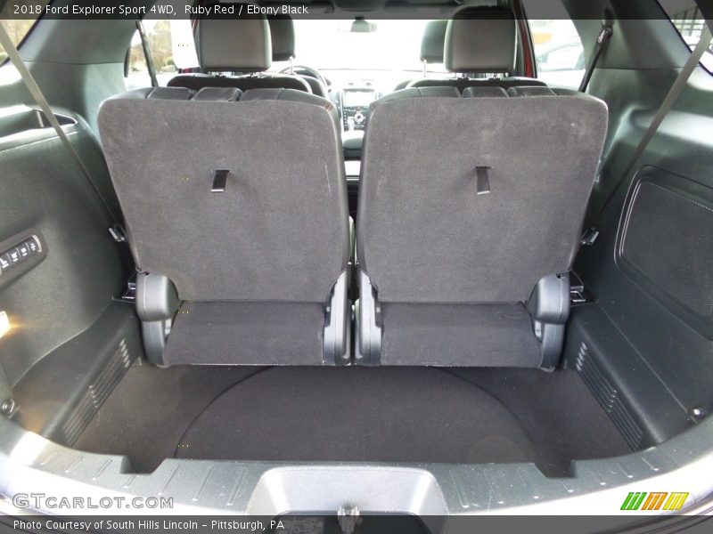 Ruby Red / Ebony Black 2018 Ford Explorer Sport 4WD