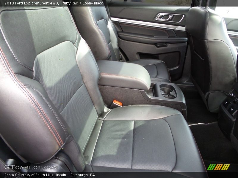 Ruby Red / Ebony Black 2018 Ford Explorer Sport 4WD