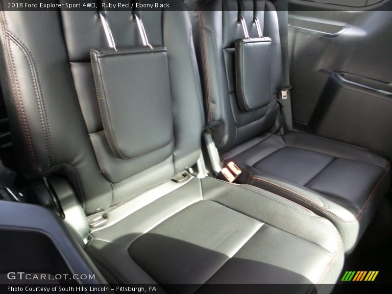 Ruby Red / Ebony Black 2018 Ford Explorer Sport 4WD