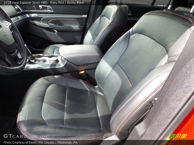 Ruby Red / Ebony Black 2018 Ford Explorer Sport 4WD