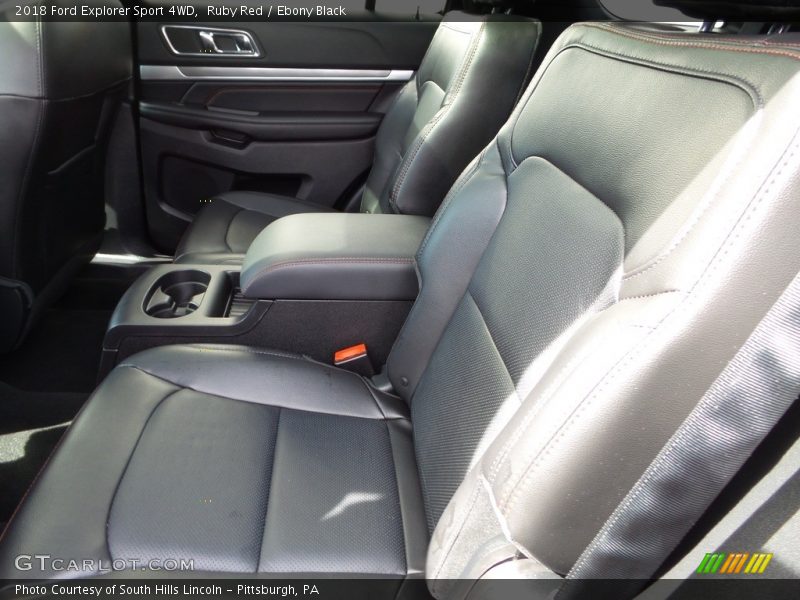 Ruby Red / Ebony Black 2018 Ford Explorer Sport 4WD