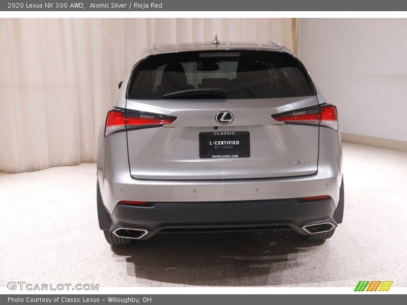 Atomic Silver / Rioja Red 2020 Lexus NX 300 AWD