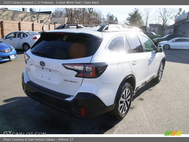 Crystal White Pearl / Slate Black 2020 Subaru Outback 2.5i Premium