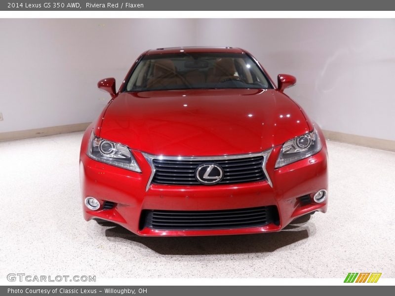 Riviera Red / Flaxen 2014 Lexus GS 350 AWD