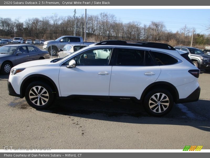 Crystal White Pearl / Slate Black 2020 Subaru Outback 2.5i Premium