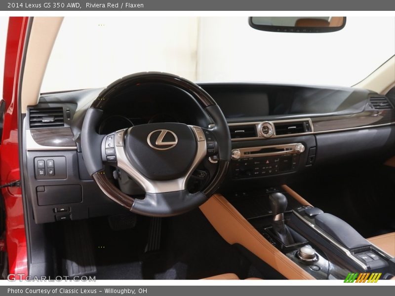 Riviera Red / Flaxen 2014 Lexus GS 350 AWD