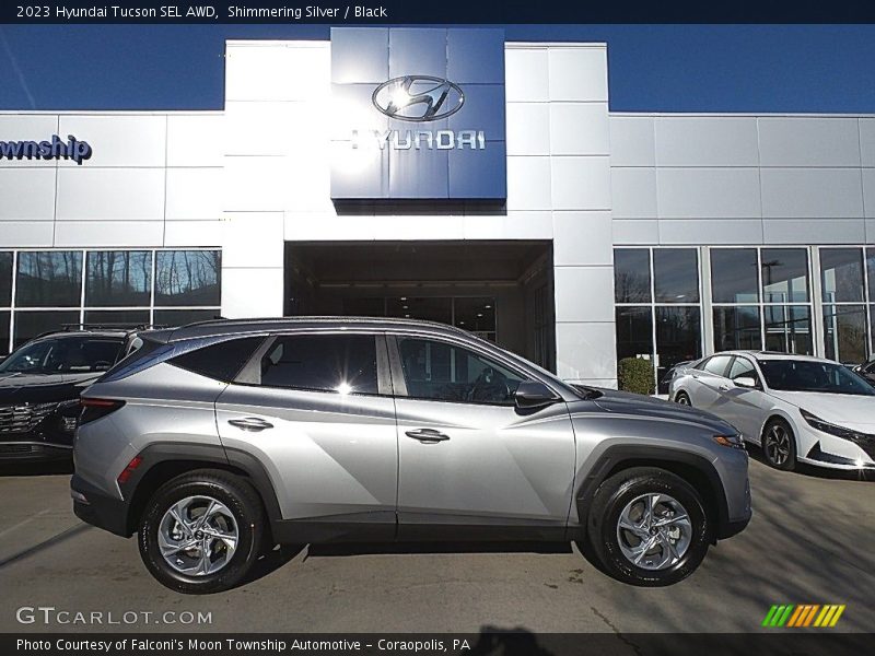 Shimmering Silver / Black 2023 Hyundai Tucson SEL AWD
