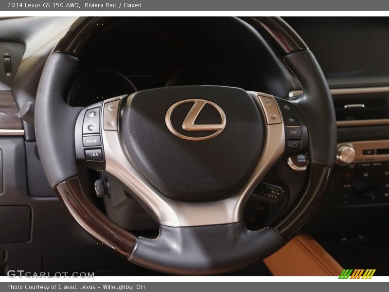Riviera Red / Flaxen 2014 Lexus GS 350 AWD