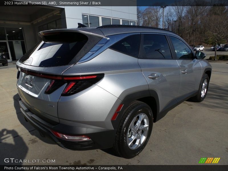 Shimmering Silver / Black 2023 Hyundai Tucson SEL AWD