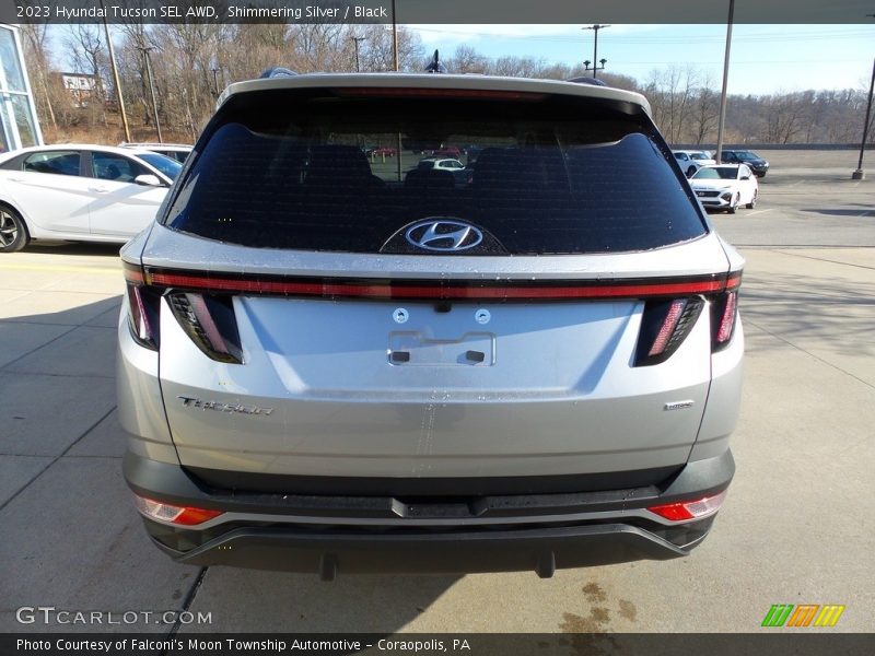 Shimmering Silver / Black 2023 Hyundai Tucson SEL AWD