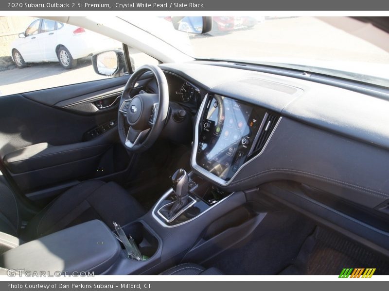 Crystal White Pearl / Slate Black 2020 Subaru Outback 2.5i Premium