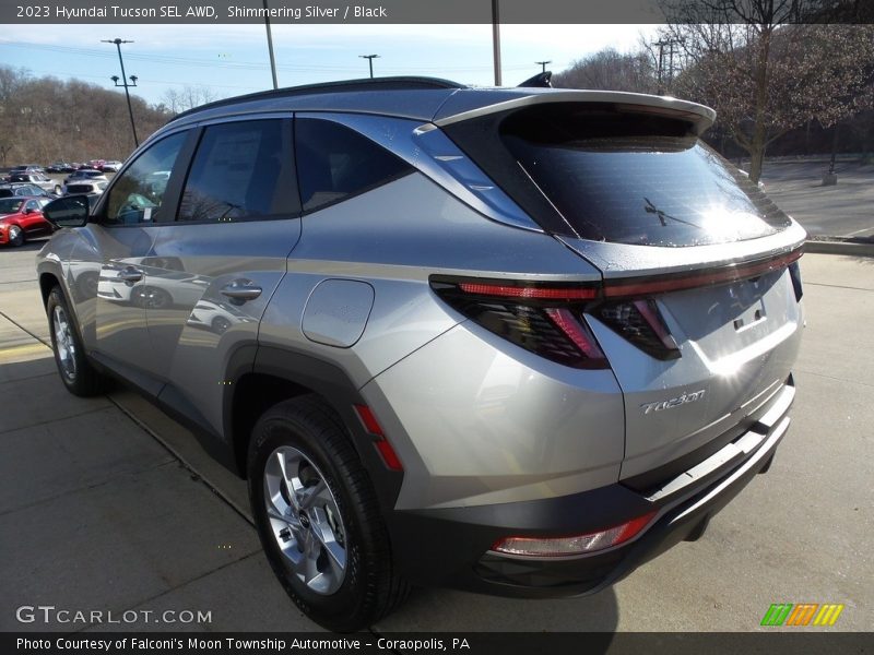 Shimmering Silver / Black 2023 Hyundai Tucson SEL AWD