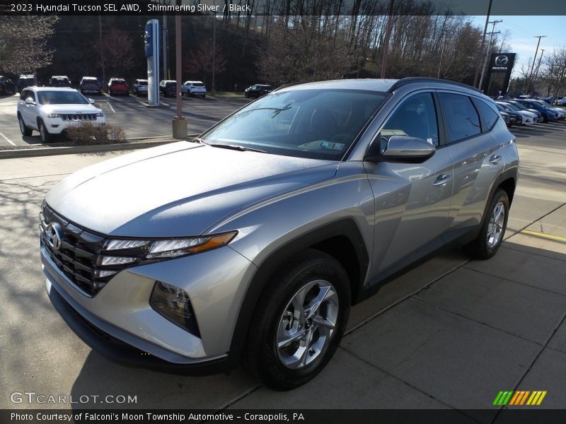 Shimmering Silver / Black 2023 Hyundai Tucson SEL AWD