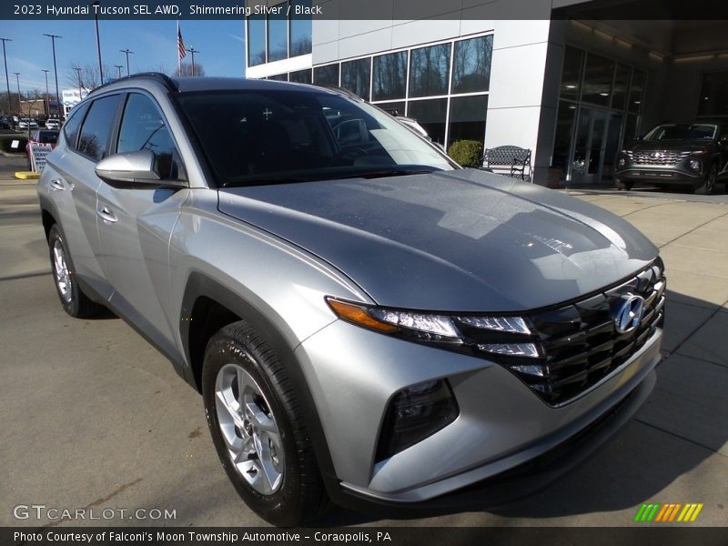 Shimmering Silver / Black 2023 Hyundai Tucson SEL AWD