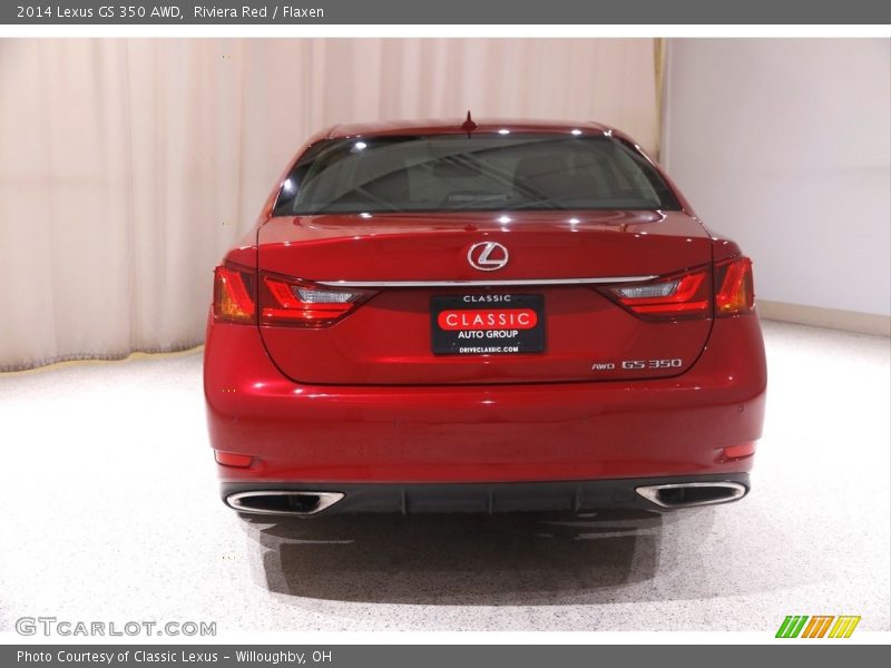 Riviera Red / Flaxen 2014 Lexus GS 350 AWD