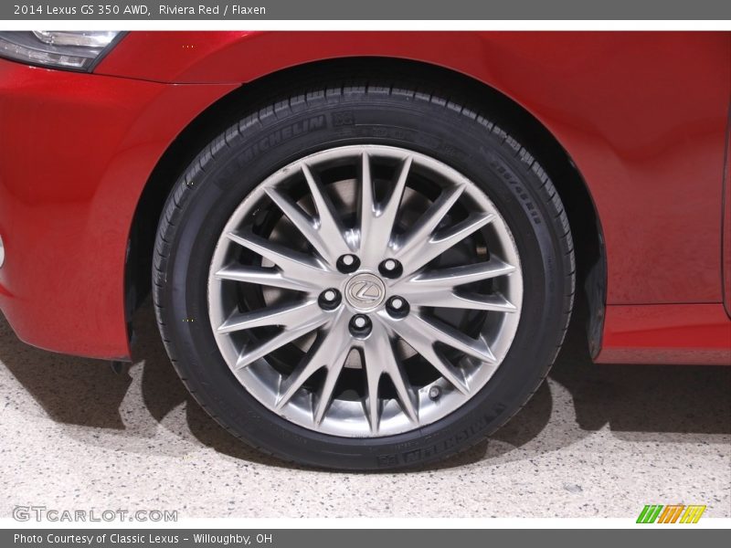 Riviera Red / Flaxen 2014 Lexus GS 350 AWD