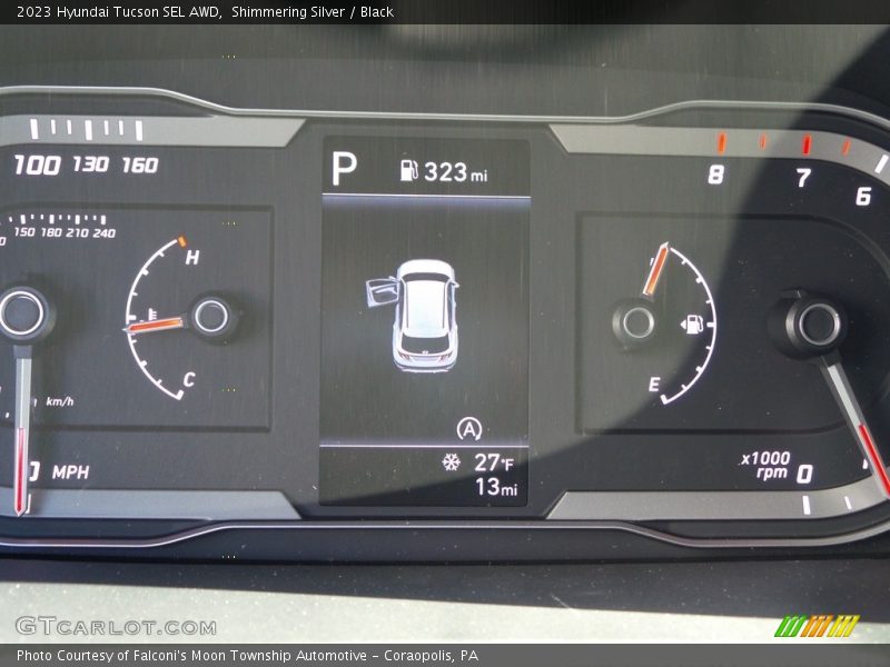 Shimmering Silver / Black 2023 Hyundai Tucson SEL AWD
