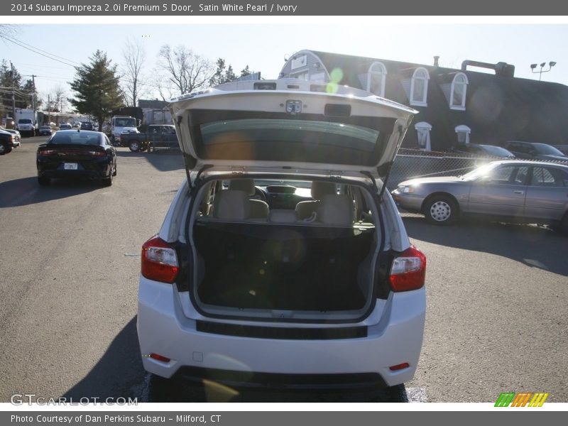 Satin White Pearl / Ivory 2014 Subaru Impreza 2.0i Premium 5 Door