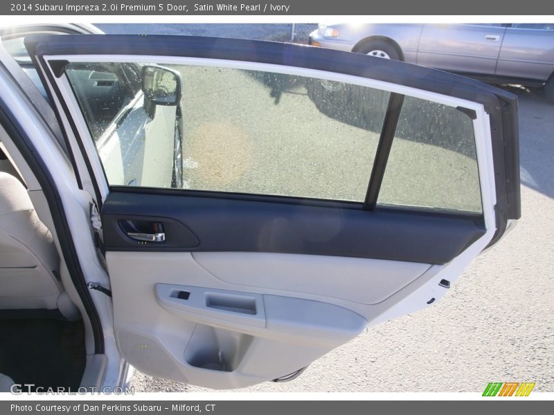Satin White Pearl / Ivory 2014 Subaru Impreza 2.0i Premium 5 Door