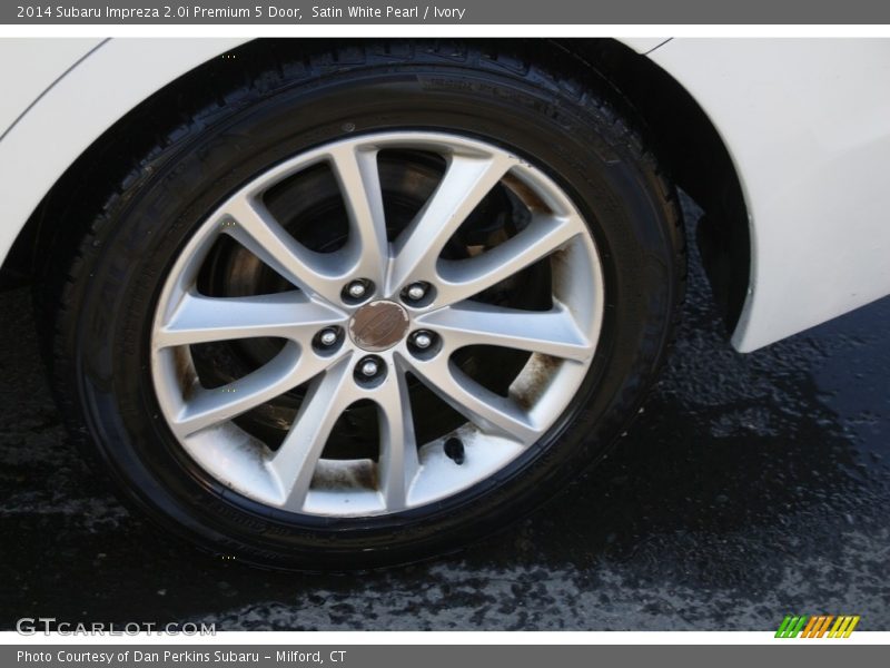Satin White Pearl / Ivory 2014 Subaru Impreza 2.0i Premium 5 Door