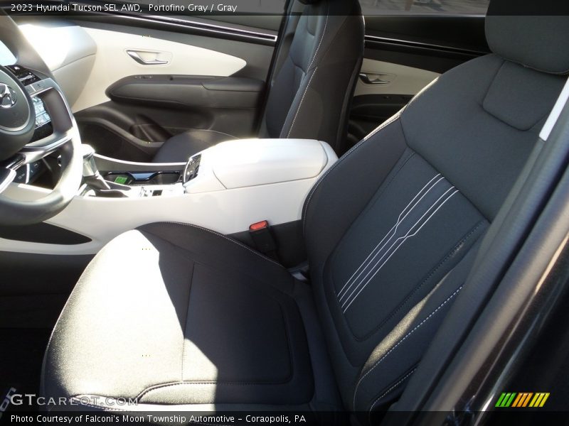 Portofino Gray / Gray 2023 Hyundai Tucson SEL AWD