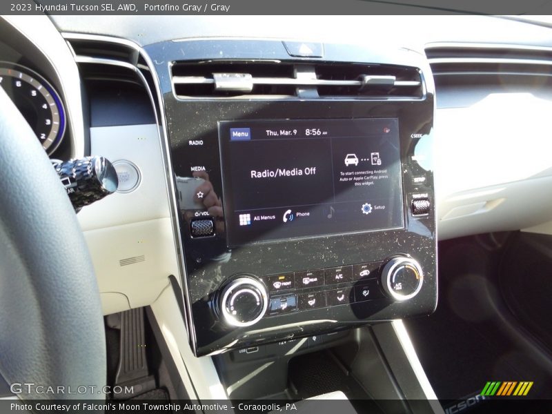 Portofino Gray / Gray 2023 Hyundai Tucson SEL AWD