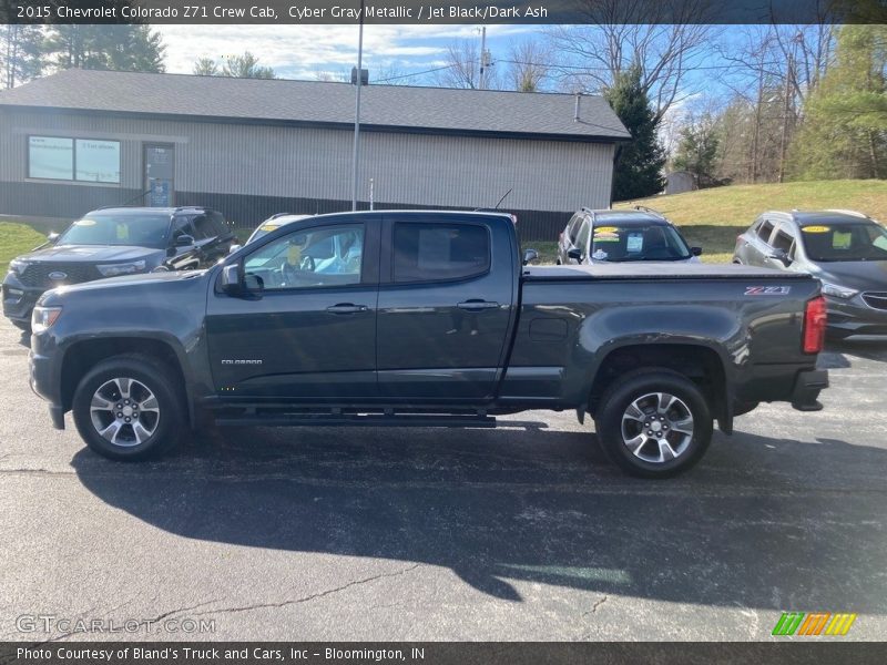 Cyber Gray Metallic / Jet Black/Dark Ash 2015 Chevrolet Colorado Z71 Crew Cab