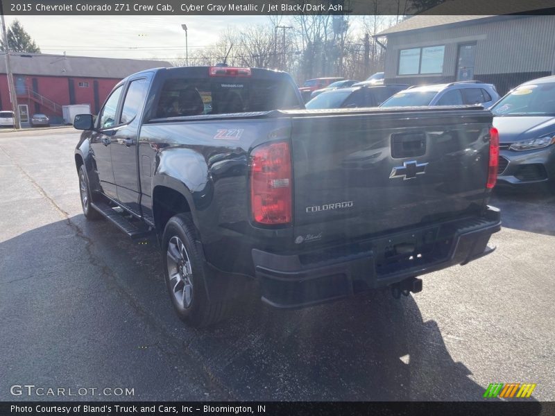 Cyber Gray Metallic / Jet Black/Dark Ash 2015 Chevrolet Colorado Z71 Crew Cab