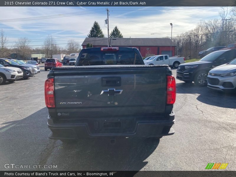 Cyber Gray Metallic / Jet Black/Dark Ash 2015 Chevrolet Colorado Z71 Crew Cab