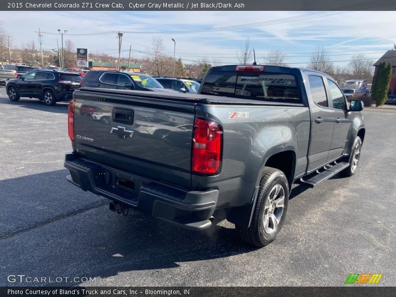 Cyber Gray Metallic / Jet Black/Dark Ash 2015 Chevrolet Colorado Z71 Crew Cab