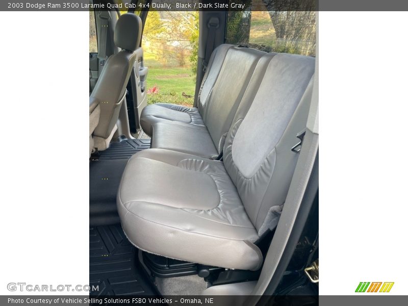 Black / Dark Slate Gray 2003 Dodge Ram 3500 Laramie Quad Cab 4x4 Dually