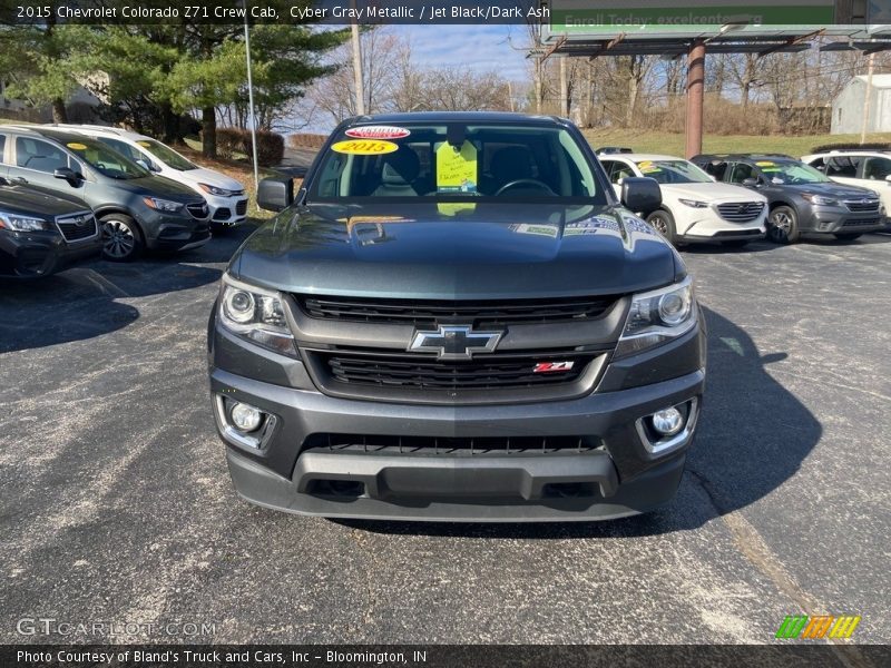 Cyber Gray Metallic / Jet Black/Dark Ash 2015 Chevrolet Colorado Z71 Crew Cab
