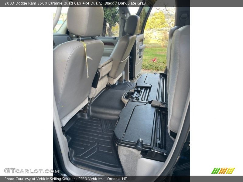 Black / Dark Slate Gray 2003 Dodge Ram 3500 Laramie Quad Cab 4x4 Dually