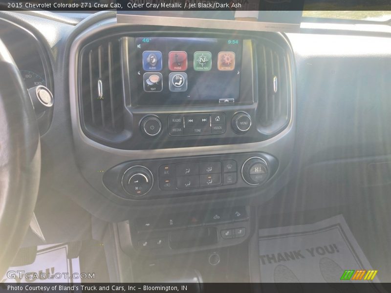 Cyber Gray Metallic / Jet Black/Dark Ash 2015 Chevrolet Colorado Z71 Crew Cab