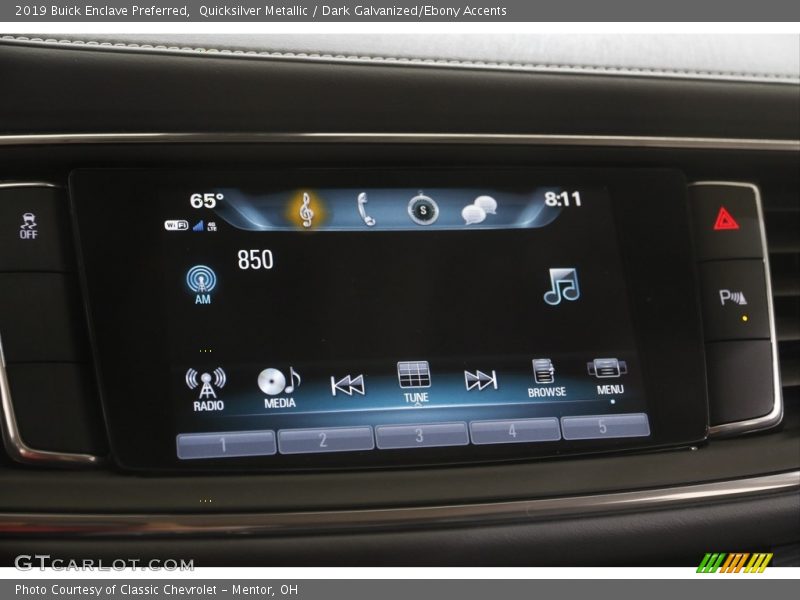 Controls of 2019 Enclave Preferred