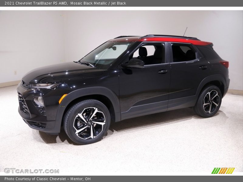 Mosaic Black Metallic / Jet Black 2021 Chevrolet TrailBlazer RS AWD