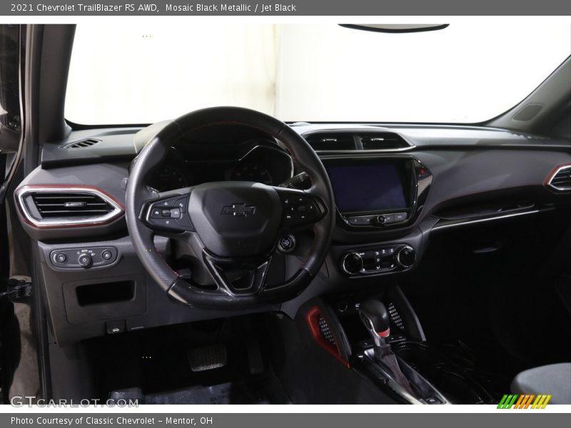 Mosaic Black Metallic / Jet Black 2021 Chevrolet TrailBlazer RS AWD