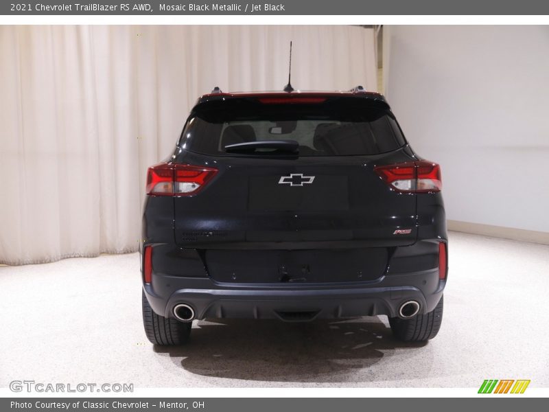 Mosaic Black Metallic / Jet Black 2021 Chevrolet TrailBlazer RS AWD